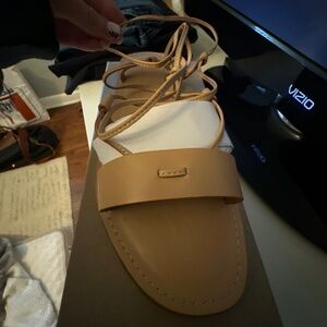 Madewell Lace-up Leather Sandals